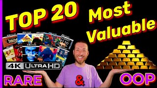 TOP 20 Most Valuable, Extremely RARE & Out Of Print MOVIES on 4K UltraHD Blu Ray in my Collection #2