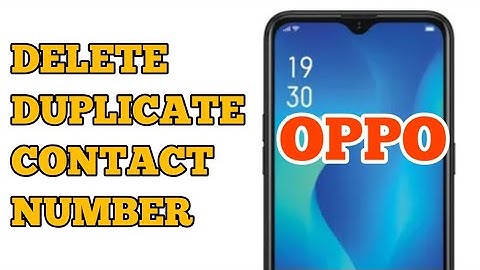 OPPO A1K Delete/Merge Duplicate Contacts || How to Delete Duplicate Contacts in OPPO Phone