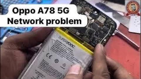 Oppo A78 5G Network problem solution No service Emergency call 📞 only