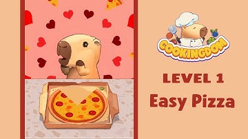 Cookingdom Level 1 Walkthrough | Gameplay Solution | Pizza