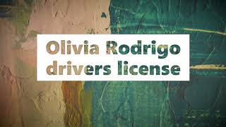 Olivia Rodrigo - drivers license (Instrumental Rock/Metal Cover)