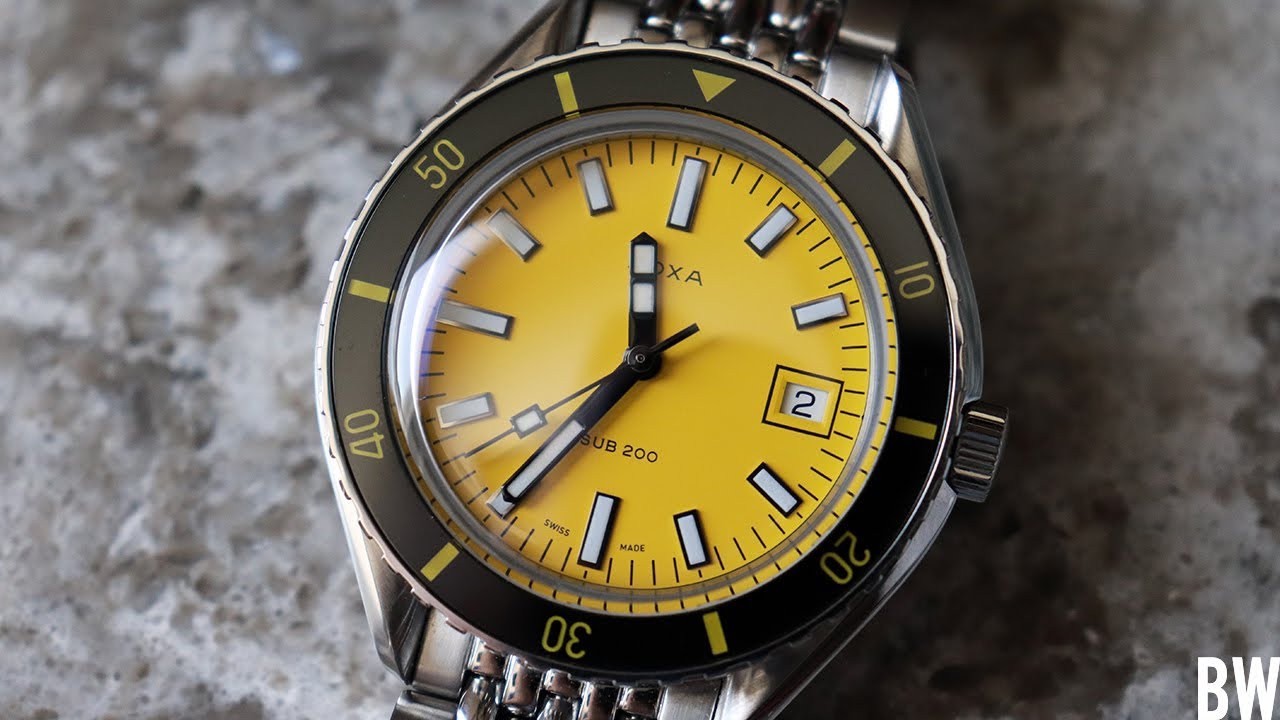 Doxa sub 200 yellow Clearance