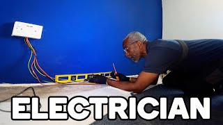 Helping Out  A Female DIY Builder | Electrician in London Vlog