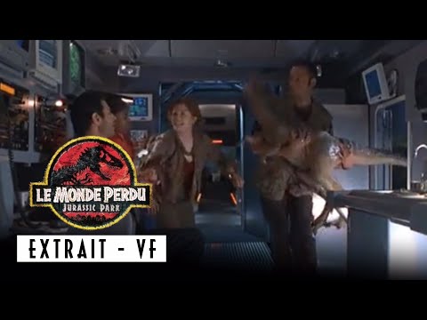 Le Monde Perdu Jurassic Park Extrait Le Bebe T Rex Dans La Caravane Vf Youtube