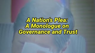 A NATIONS PLEA: A MONOLOGUE ON GOVERNANCE AND TRUST