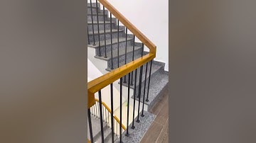 Cầu thang sắt đẹp hiện đại/ cầu thang sắt hiện đại tay gỗ lim Nam Phi 0969448398 Cauthangnhapho.com