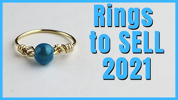Easy DIY Rings to Make and Sell // Beginner Wire Jewelry Making Tutorial