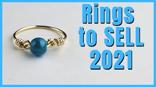 Easy DIY Rings to Make and Sell // Beginner Wire Jewelry Making Tutorial
