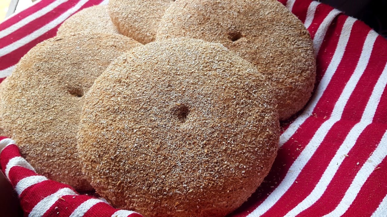 خبز الشعير ودقيق القمح الكامل بدون دقيق أبيض مع جميع أسرار نجاحة واسرار الفرن