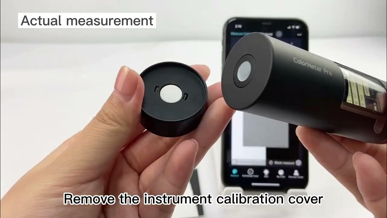 Color Meter APP and PC Operation Introduction YouTube