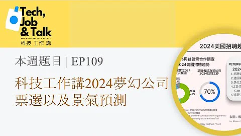 EP109 | 科技工作講2024夢幻公司票選以及景氣預測 - 天天要聞