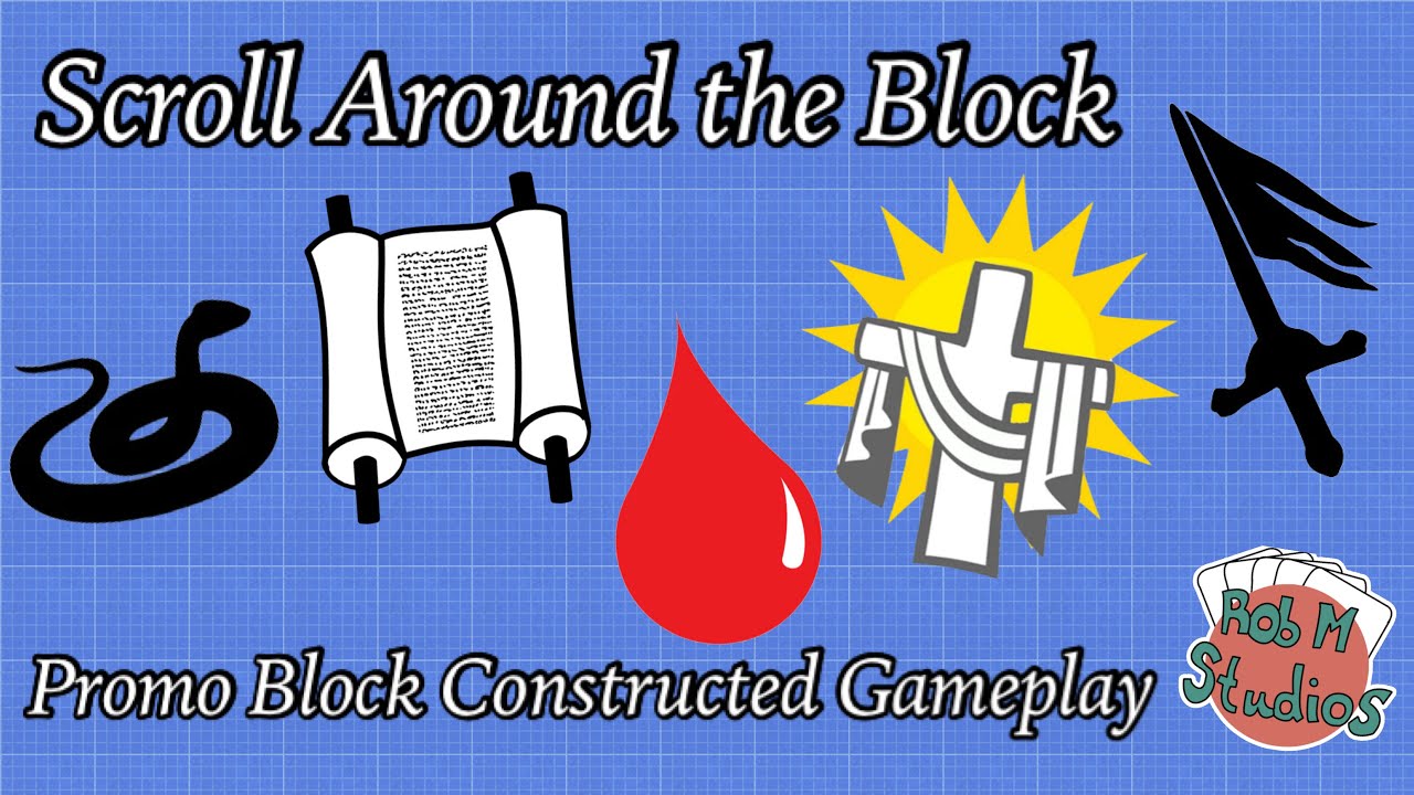 Blocked Constructed Promo Redemption CCG Scroll Around The Block