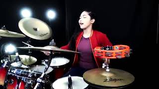 DJ HANING   LAGU DAYAK DRUM COVER By Nur Amira Syahira360p