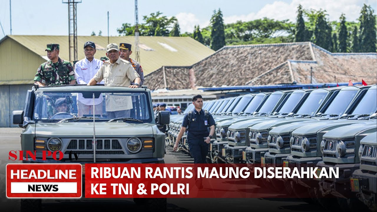 Ribuan Rantis Maung Diserahkan Ke TNI & Polri - YouTube