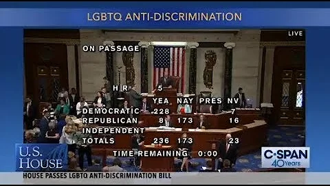U.S. House Passes Sweeping Equality Act to Expand LGBTQ Civil Rights
