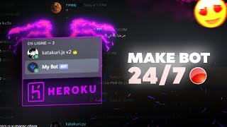How to make your Discord Bot Online 24/7 for FREE ! | Host your discord.js v14 Bot on Heroku 🔥 (#2)