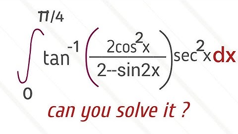 📘 Integration of an Inverse Trigonometric Function | JEE Advanced & Class 12 Maths