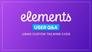 Live Tailwind Editor in RapidWeaver Elements