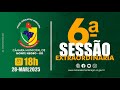 06ª Sessão Extraordinária - CMMN/RO (28/03/2025)