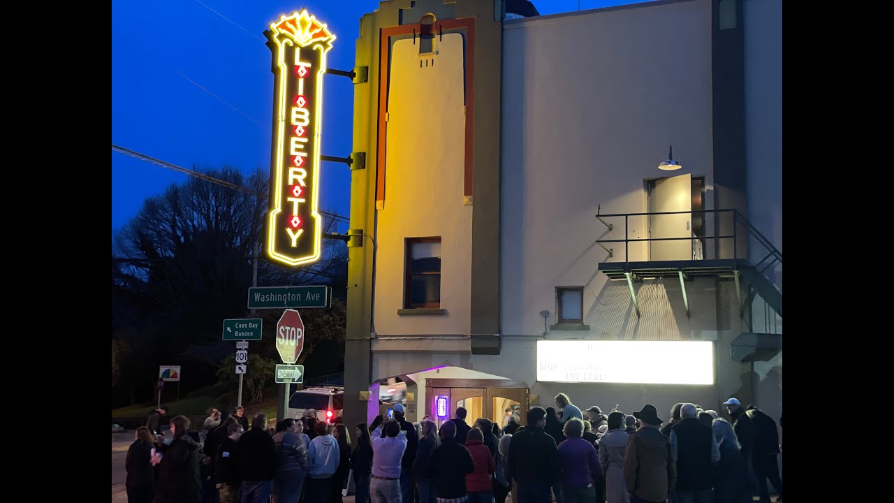 Neon Liberty Theatre Sign Lights Up North Bend