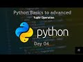 Python Tuple operations | Day 4