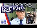 Coronavirus: Police update on Woolworths toilet paper brawl | Nine News Australia