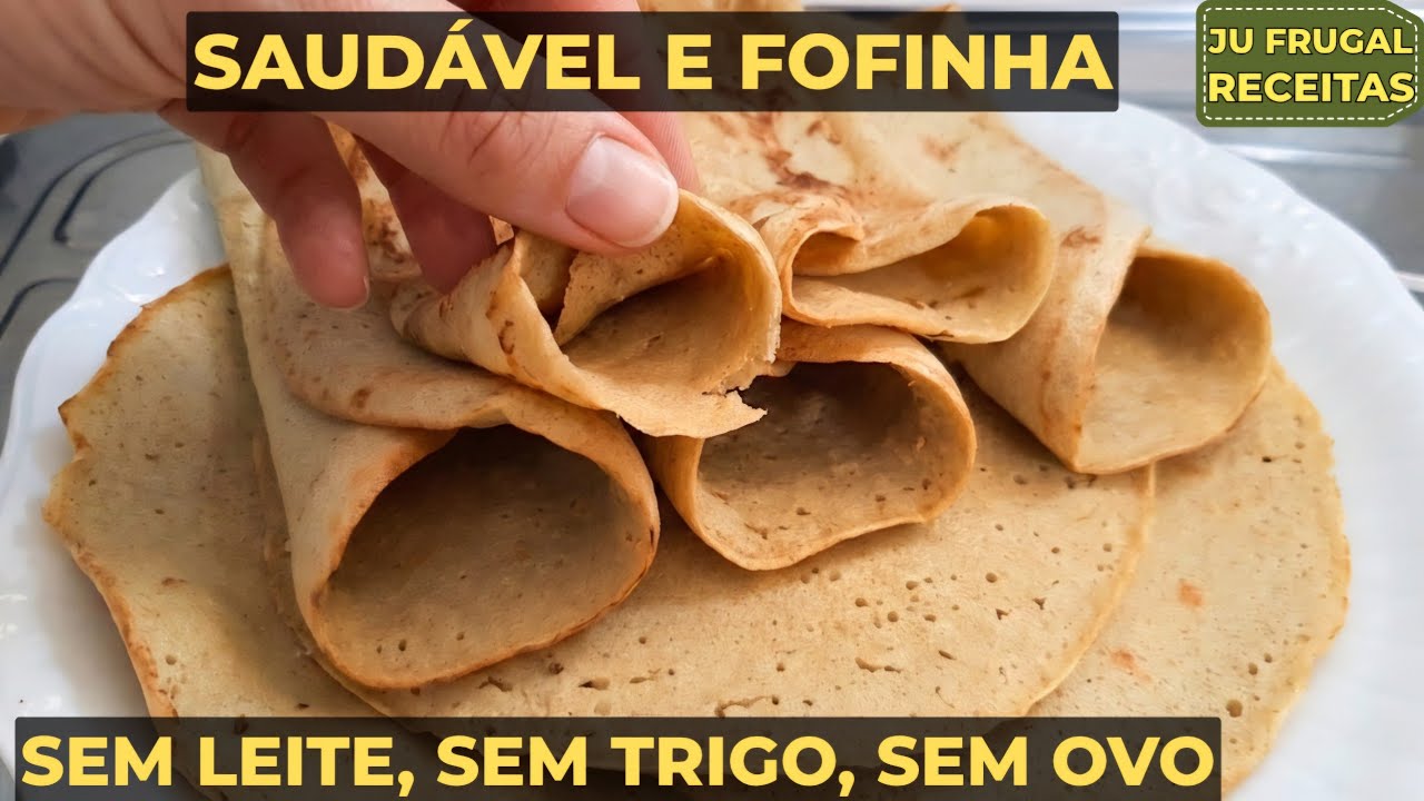 PANQUECA PERFEITA só com Quinoa! Massa Sem Glúten, Fofinha e Saudável
