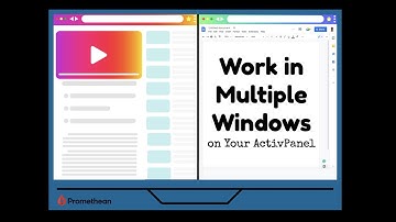 How to Work in Multiple Windows on Your Promethean ActivPanel