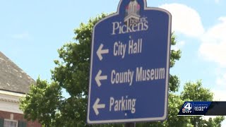 City of Pickens prepares for the visit of Former President Donald Trump