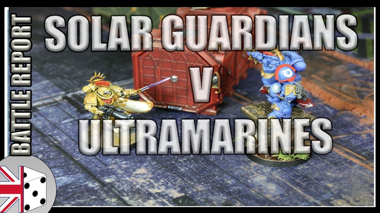 WARHAMMER 40K BATTLE REPORT: Space Marines Custom Chapter Vs