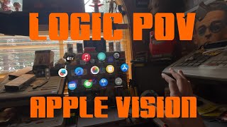 POV: Logic Listens to New Single ‘Fear’ on AppleVision Goggles