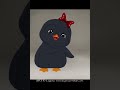 Penguin and Doughnut #shorts #digitalpaintingprocess #digitalart #digitaldrawing