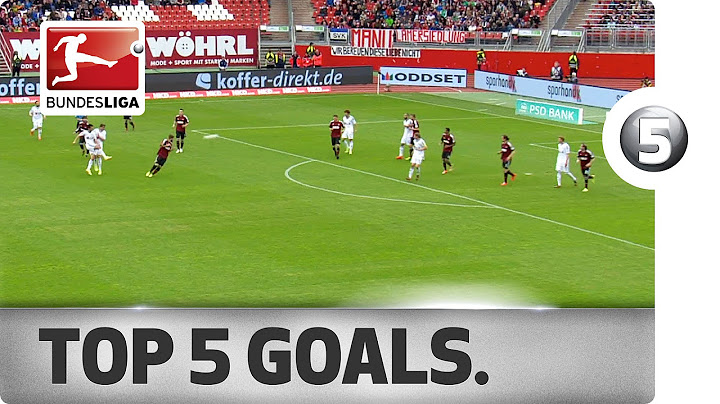 Top 5 Goals - Pizarro, Harnik and More with Great Goals on Matchday 31