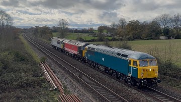 DCR 56s with RES 47715 and 57s on RHTT duties 10th November 2025