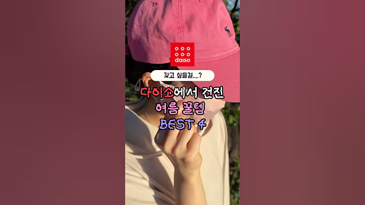 😊다이소에서 건진, 여름 꿀템 Best 4 #다이소추천템