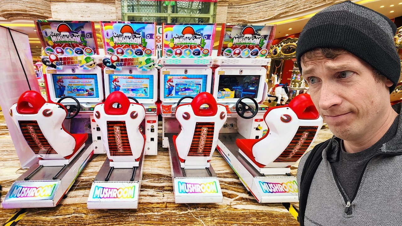 China's FAKE Mario Kart Arcade GP: MUSHROOM WARS | Bootleg Gameplay 🎮