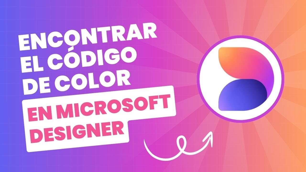 Cómo encontrar el código de color en Microsoft Designer - YouTube