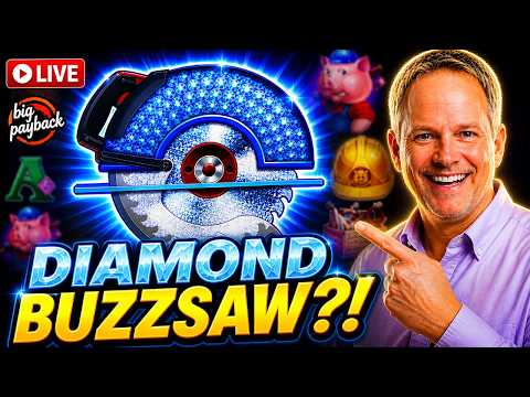🔴 IT'S TIME FOR THE DIAMOND BUZZ SAW on Huff N' Even More Puff Grand! BIG PAYBACK LIVE SLOTS!