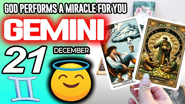 Gemini ♊GOD PERFORMS A MIRACLE FOR YOU❗🙌 horoscope for today DECEMBER 21 2025 ♊ #gemini tarot