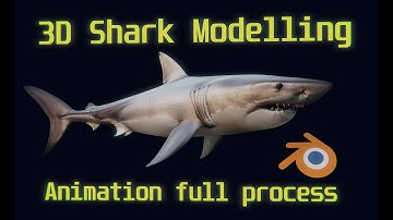 Blender modelling and animating a shark tutorial