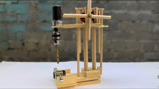How to make a DIY drill press