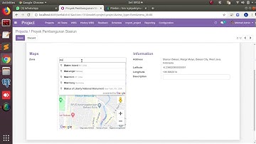 Google Maps Place Picker with Odoo Integration [Odoo 12]