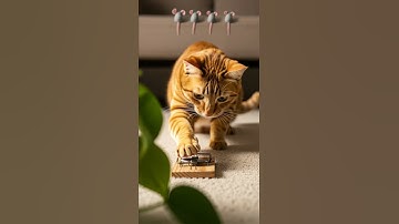 LOL Mice trap cat what could go wrong Watch the hilarious fail #cat #funny #pets