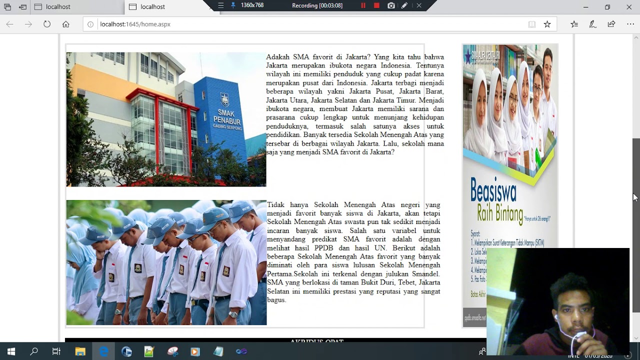 Tutorial Membuat Web Sekolah - YouTube