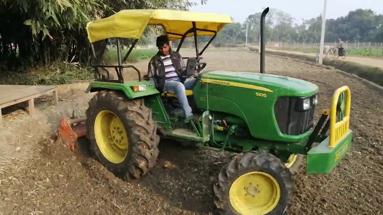 JOHN DEERE 5105 4WD V2 ROTAVATOR