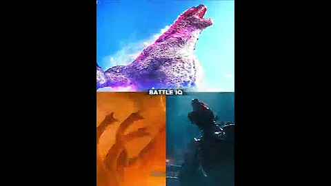 Evolved Godzilla Vs King Ghidorah and Mechagodzilla