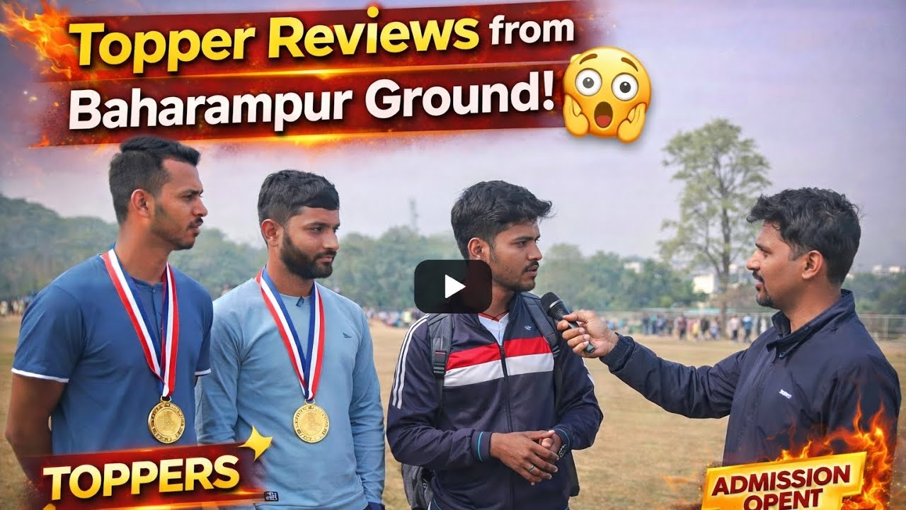 Topper Reviews from Baharampur Ground 😱 | 2 Fastest Runners | Real Ground Reality
