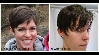 Growing out Pixie Haircut MONTH 4