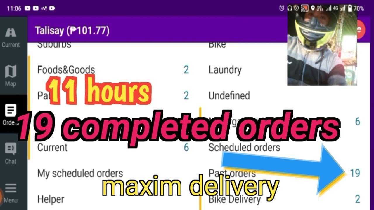 11 hours,19 completed orders/maxim rides and delivery - YouTube