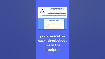 AAI admit card 2023|junior executive|